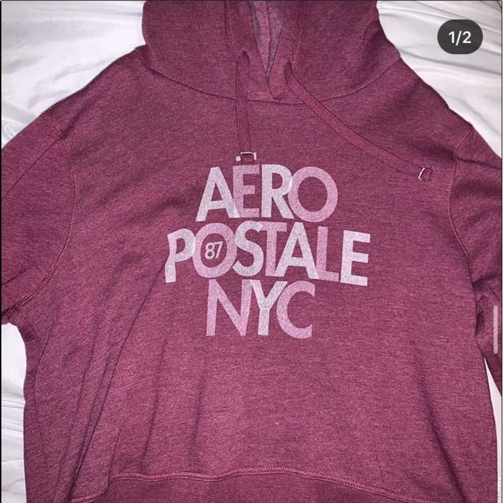 aeropostale crop top hoodie